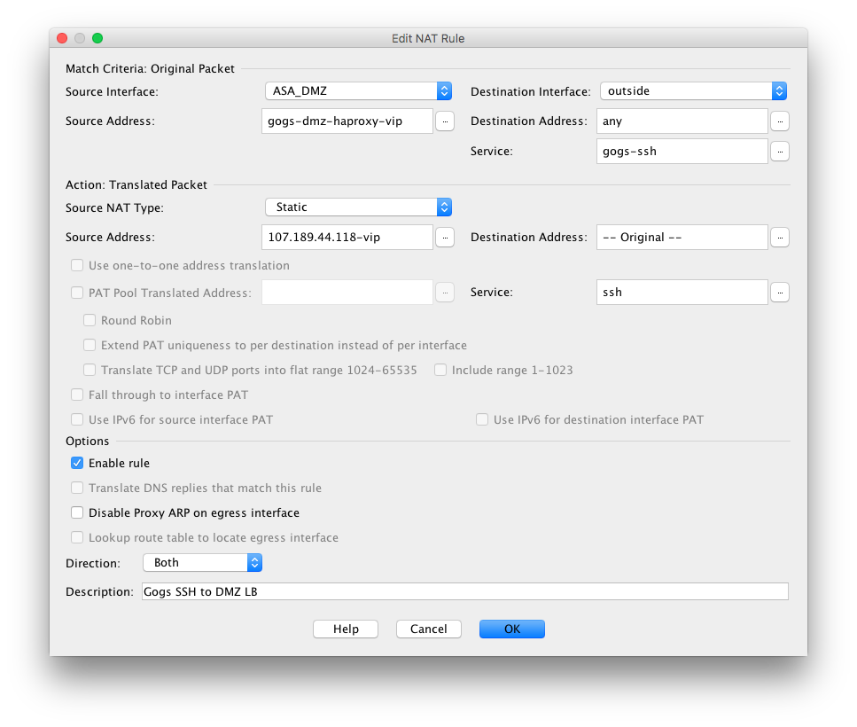 hairpin NAT internet